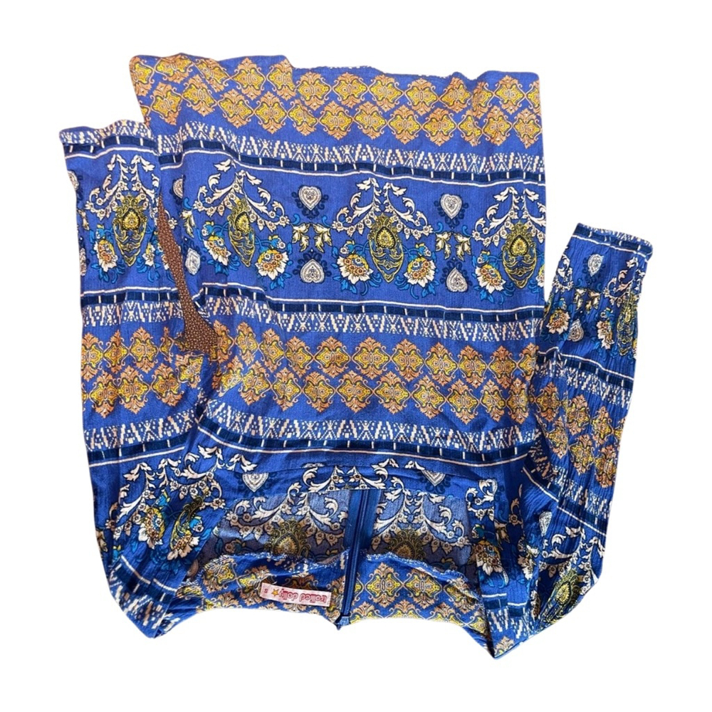 Trollied Dolly 3/4 Sleeve Patterned Shirt Size Small